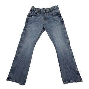 Wrangler Retro Jeans Mens 31/30 Relaxed Boot Medium Wash Denim Cowboy Western